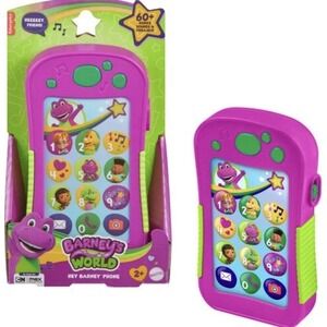 Fisher Price - Barney's World: Hey Barney Musical Phone NIB